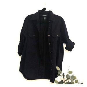 Navy Cotton Ralph Lauren button up 💙
